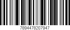 Código de barras (EAN, GTIN, SKU, ISBN): '7894478207947'