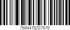Código de barras (EAN, GTIN, SKU, ISBN): '7894478207978'