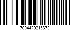 Código de barras (EAN, GTIN, SKU, ISBN): '7894478216673'