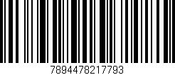 Código de barras (EAN, GTIN, SKU, ISBN): '7894478217793'