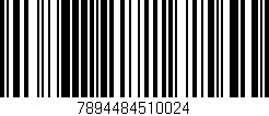 Código de barras (EAN, GTIN, SKU, ISBN): '7894484510024'