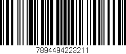 Código de barras (EAN, GTIN, SKU, ISBN): '7894494223211'