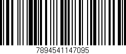 Código de barras (EAN, GTIN, SKU, ISBN): '7894541147095'