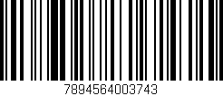 Código de barras (EAN, GTIN, SKU, ISBN): '7894564003743'