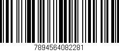 Código de barras (EAN, GTIN, SKU, ISBN): '7894564082281'