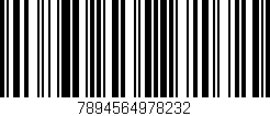 Código de barras (EAN, GTIN, SKU, ISBN): '7894564978232'