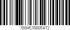 Código de barras (EAN, GTIN, SKU, ISBN): '7894576805472'
