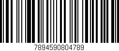 Código de barras (EAN, GTIN, SKU, ISBN): '7894590804789'