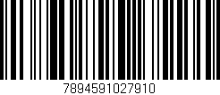 Código de barras (EAN, GTIN, SKU, ISBN): '7894591027910'