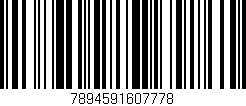 Código de barras (EAN, GTIN, SKU, ISBN): '7894591607778'