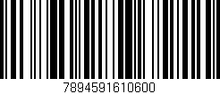Código de barras (EAN, GTIN, SKU, ISBN): '7894591610600'