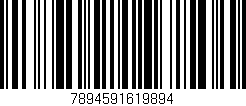 Código de barras (EAN, GTIN, SKU, ISBN): '7894591619894'