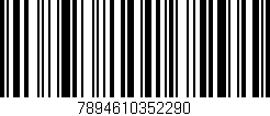 Código de barras (EAN, GTIN, SKU, ISBN): '7894610352290'