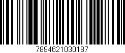 Código de barras (EAN, GTIN, SKU, ISBN): '7894621030187'