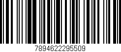 Código de barras (EAN, GTIN, SKU, ISBN): '7894622295509'