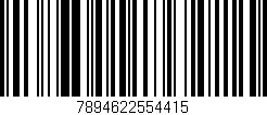 Código de barras (EAN, GTIN, SKU, ISBN): '7894622554415'