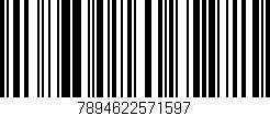 Código de barras (EAN, GTIN, SKU, ISBN): '7894622571597'