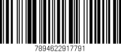 Código de barras (EAN, GTIN, SKU, ISBN): '7894622917791'