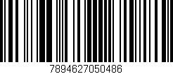 Código de barras (EAN, GTIN, SKU, ISBN): '7894627050486'