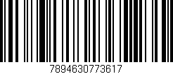 Código de barras (EAN, GTIN, SKU, ISBN): '7894630773617'