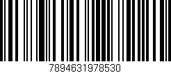 Código de barras (EAN, GTIN, SKU, ISBN): '7894631978530'