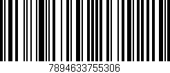 Código de barras (EAN, GTIN, SKU, ISBN): '7894633755306'
