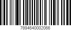 Código de barras (EAN, GTIN, SKU, ISBN): '7894640002066'