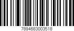 Código de barras (EAN, GTIN, SKU, ISBN): '7894683003518'