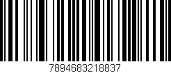 Código de barras (EAN, GTIN, SKU, ISBN): '7894683218837'