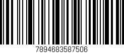 Código de barras (EAN, GTIN, SKU, ISBN): '7894683587506'