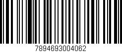 Código de barras (EAN, GTIN, SKU, ISBN): '7894693004062'