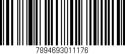 Código de barras (EAN, GTIN, SKU, ISBN): '7894693011176'
