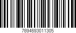 Código de barras (EAN, GTIN, SKU, ISBN): '7894693011305'