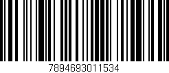 Código de barras (EAN, GTIN, SKU, ISBN): '7894693011534'