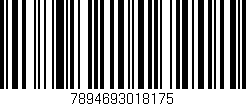 Código de barras (EAN, GTIN, SKU, ISBN): '7894693018175'