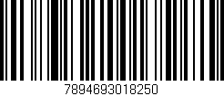 Código de barras (EAN, GTIN, SKU, ISBN): '7894693018250'