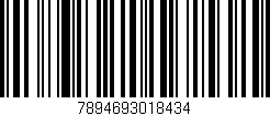 Código de barras (EAN, GTIN, SKU, ISBN): '7894693018434'