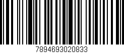 Código de barras (EAN, GTIN, SKU, ISBN): '7894693020833'