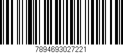 Código de barras (EAN, GTIN, SKU, ISBN): '7894693027221'