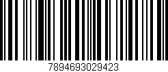 Código de barras (EAN, GTIN, SKU, ISBN): '7894693029423'