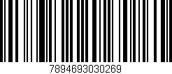 Código de barras (EAN, GTIN, SKU, ISBN): '7894693030269'