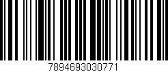 Código de barras (EAN, GTIN, SKU, ISBN): '7894693030771'