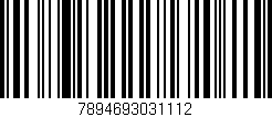 Código de barras (EAN, GTIN, SKU, ISBN): '7894693031112'