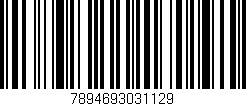 Código de barras (EAN, GTIN, SKU, ISBN): '7894693031129'