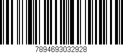 Código de barras (EAN, GTIN, SKU, ISBN): '7894693032928'