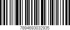 Código de barras (EAN, GTIN, SKU, ISBN): '7894693032935'