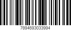Código de barras (EAN, GTIN, SKU, ISBN): '7894693033994'