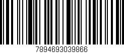 Código de barras (EAN, GTIN, SKU, ISBN): '7894693039866'