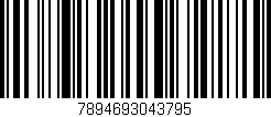 Código de barras (EAN, GTIN, SKU, ISBN): '7894693043795'