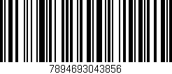 Código de barras (EAN, GTIN, SKU, ISBN): '7894693043856'